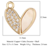 Butterfly Heart Pendant Gold Plated