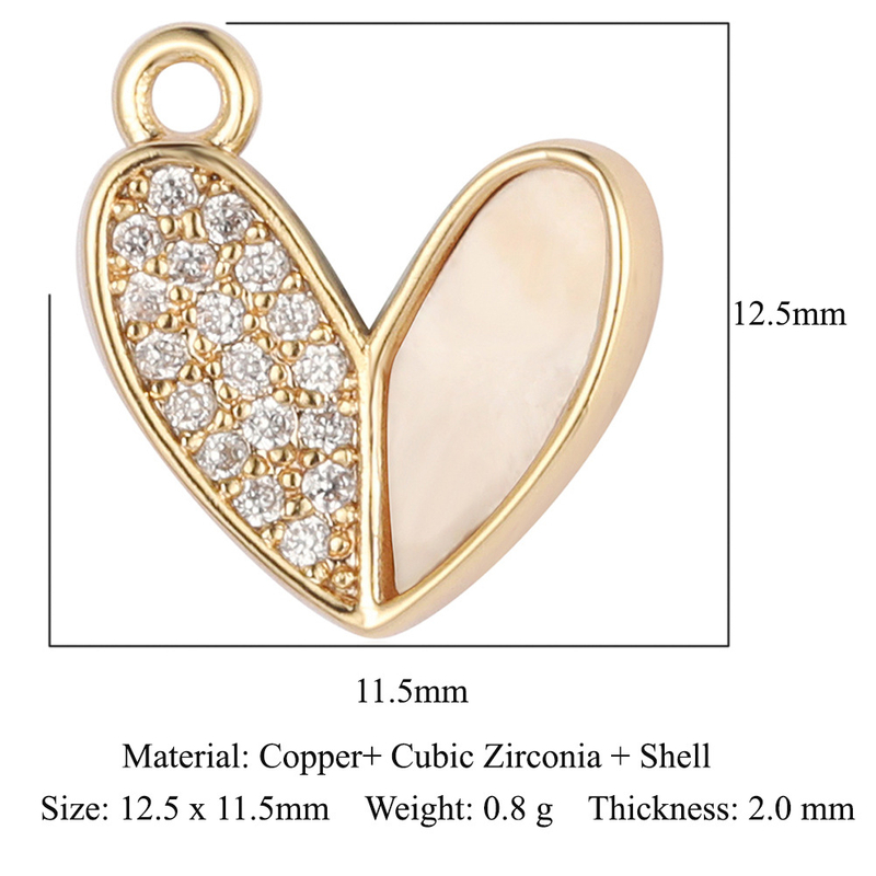 Butterfly Heart Pendant Gold Plated