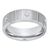 Matte Rubbed Tungsten Ring