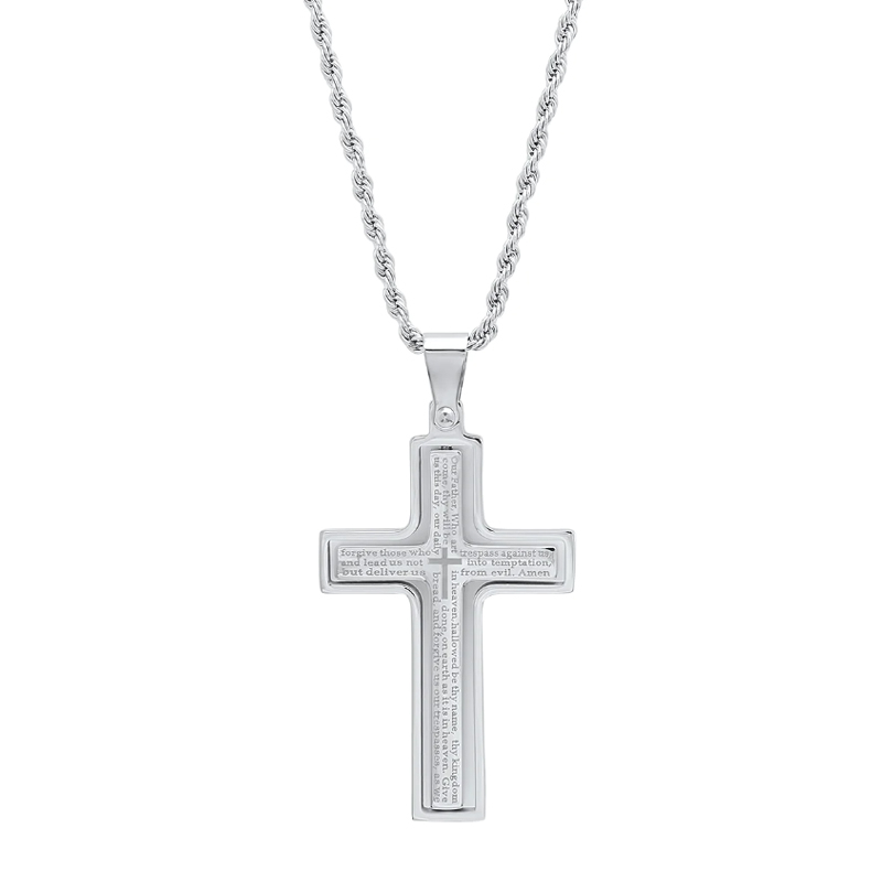 Rotating Cross Pendant 