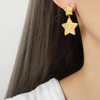 Personalized Design Geometric Star Heart Earrings