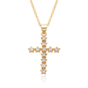 Diamond Cross Simple Pendant