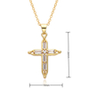 Diamond Cross Simple Pendant