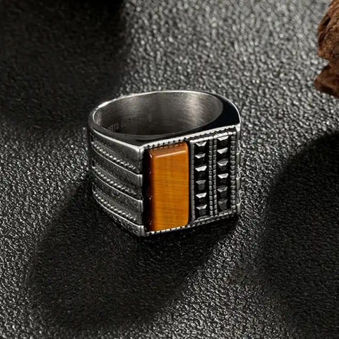  Hip hop wholesale fashion stainless steel mens ring