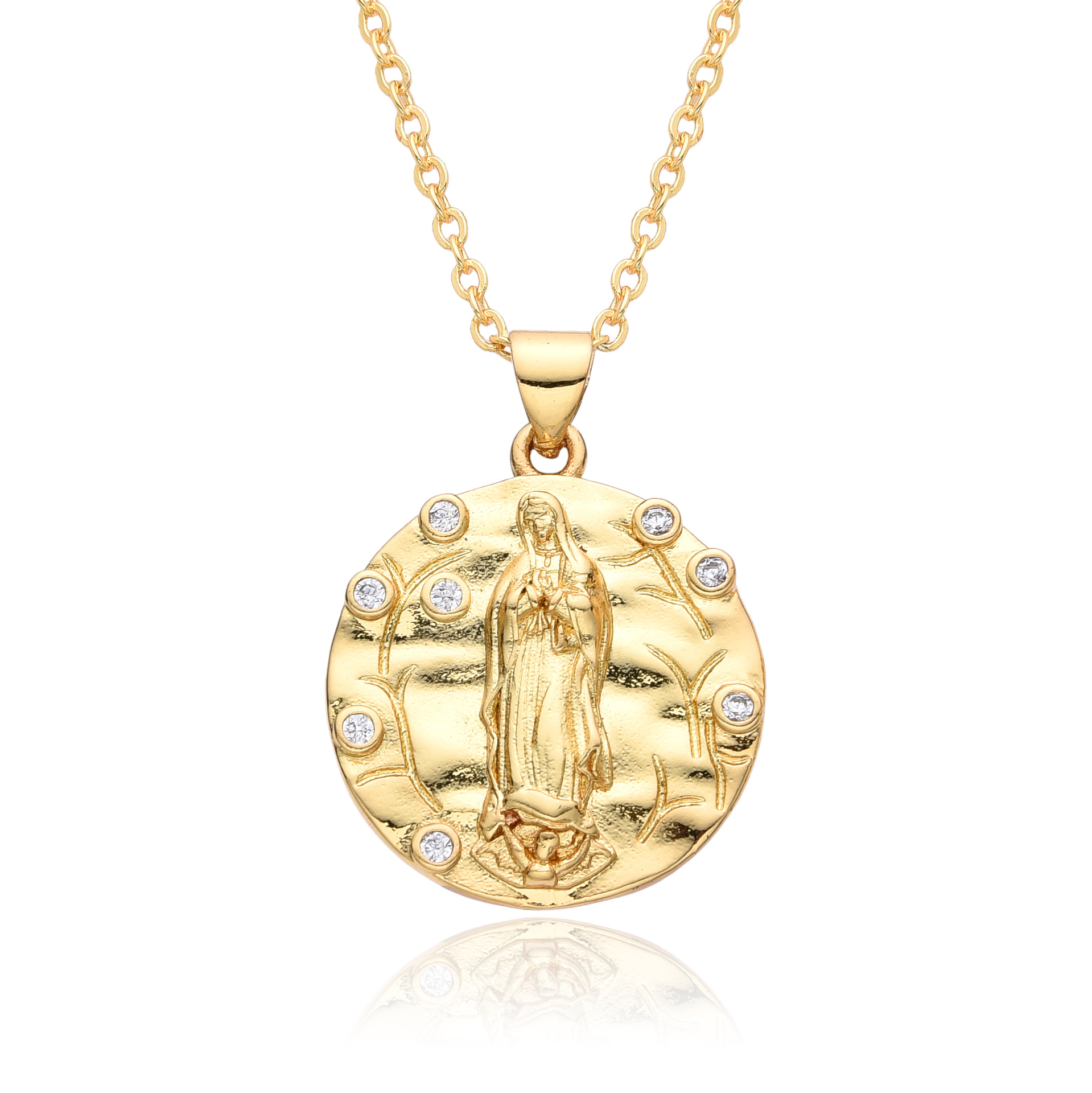 Virgin Mary Religious Pendant