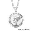 Round Faith Seven Archangels Medal Necklace